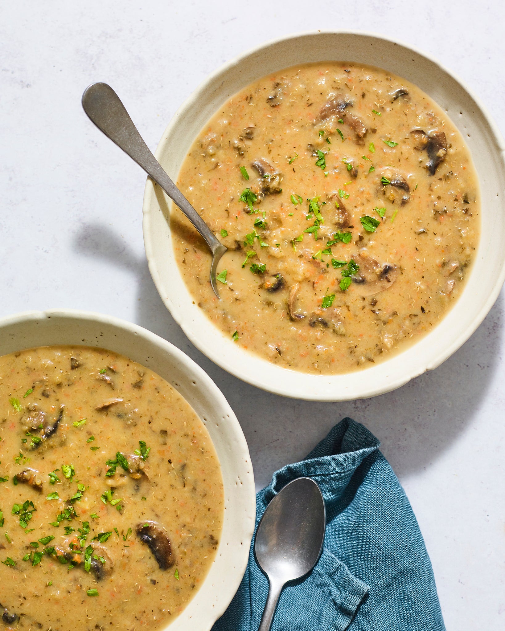 Mushroom and Kale