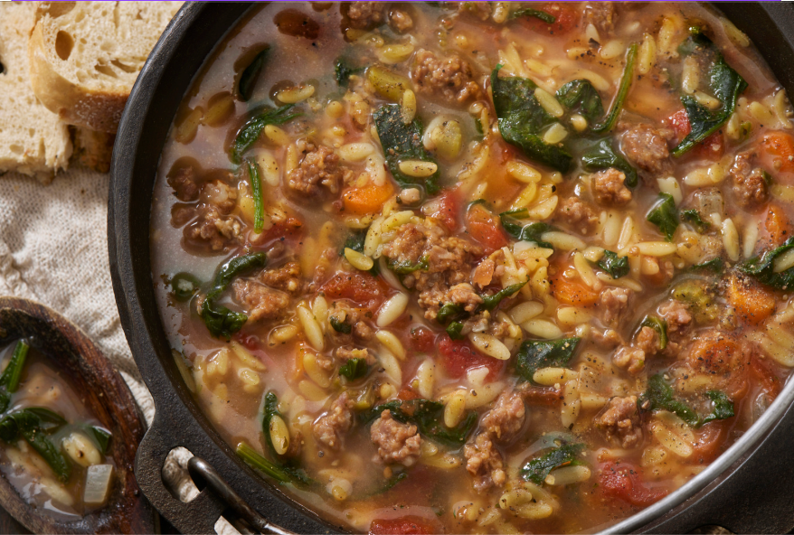 Italian Orzo and Beef