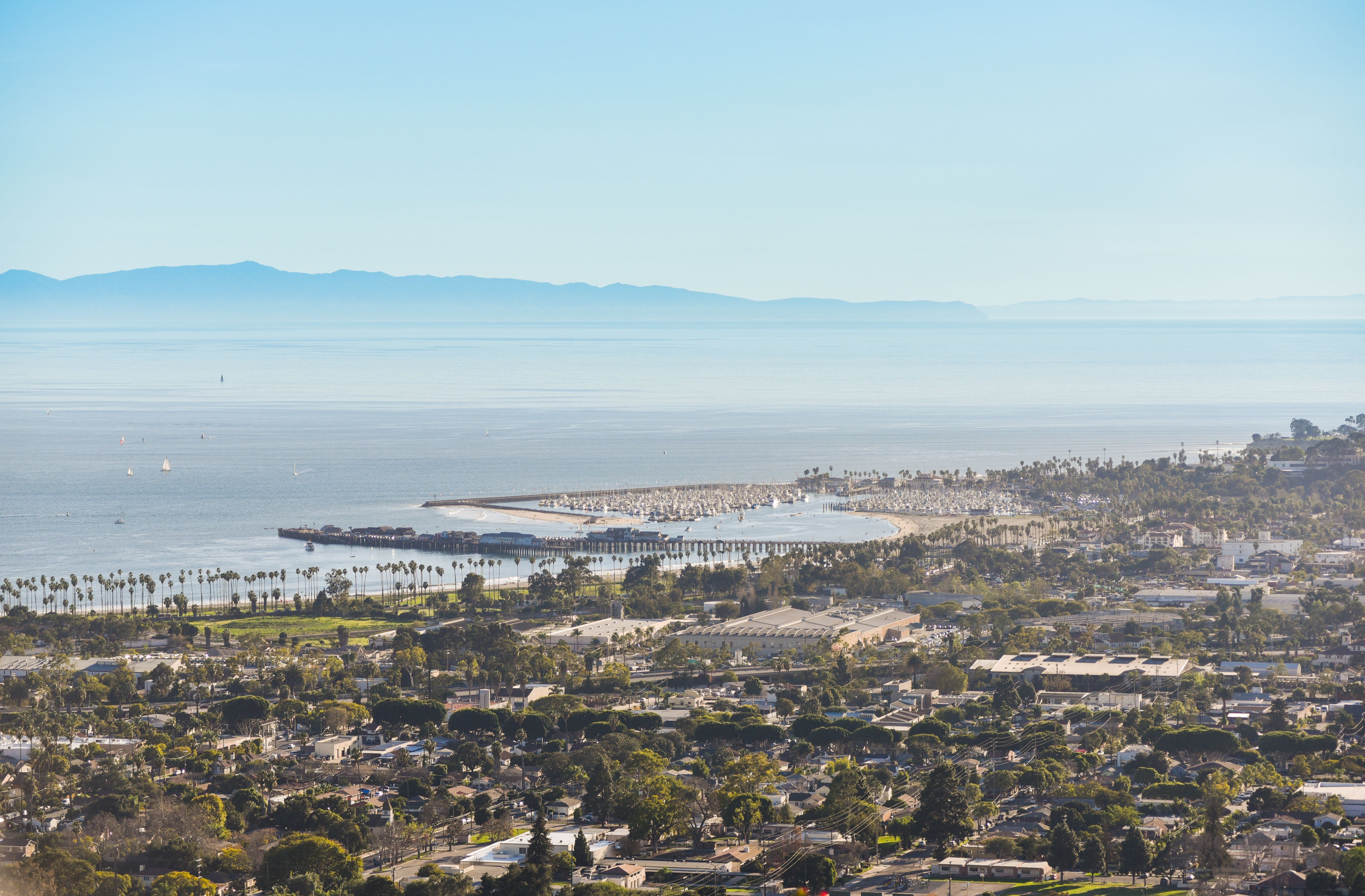 Santa Barbara coastline and community