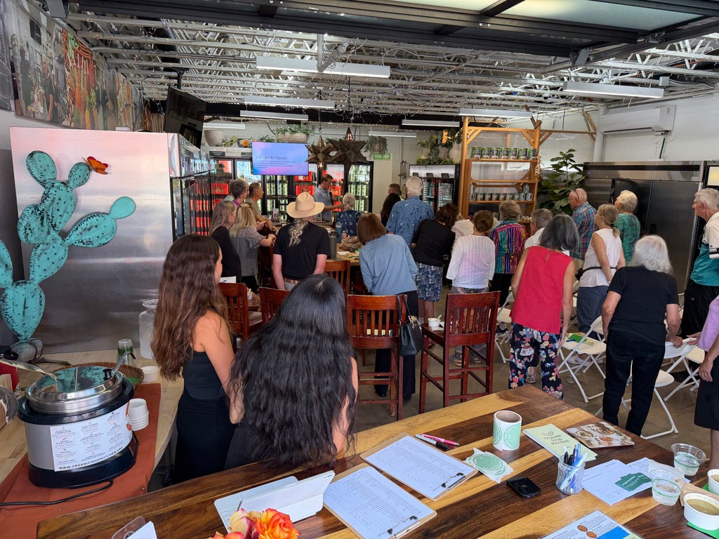 Return to Vitality community education event at Organic Soup Kitchen